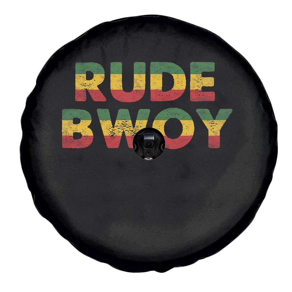 Rude Boy Spare Tire Cover Jamaican Rasta Reggae Roots Gifts Jamaica TS10 Print Your Wear