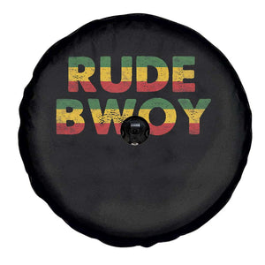 Rude Boy Spare Tire Cover Jamaican Rasta Reggae Roots Gifts Jamaica TS10 Print Your Wear