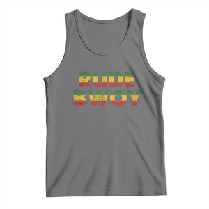 Rude Boy Tank Top Jamaican Rasta Reggae Roots Gifts Jamaica TS10 Black Heather Print Your Wear