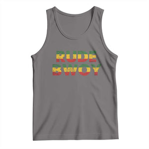 Rude Boy Tank Top Jamaican Rasta Reggae Roots Gifts Jamaica TS10 Deep Heather Print Your Wear