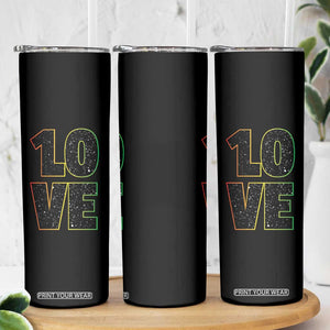 One Love Jamaican Rasta Reggage Music Skinny Tumbler TS10 Print Your Wear