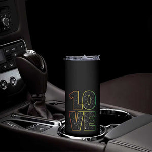One Love Jamaican Rasta Reggage Music Skinny Tumbler TS10 Print Your Wear