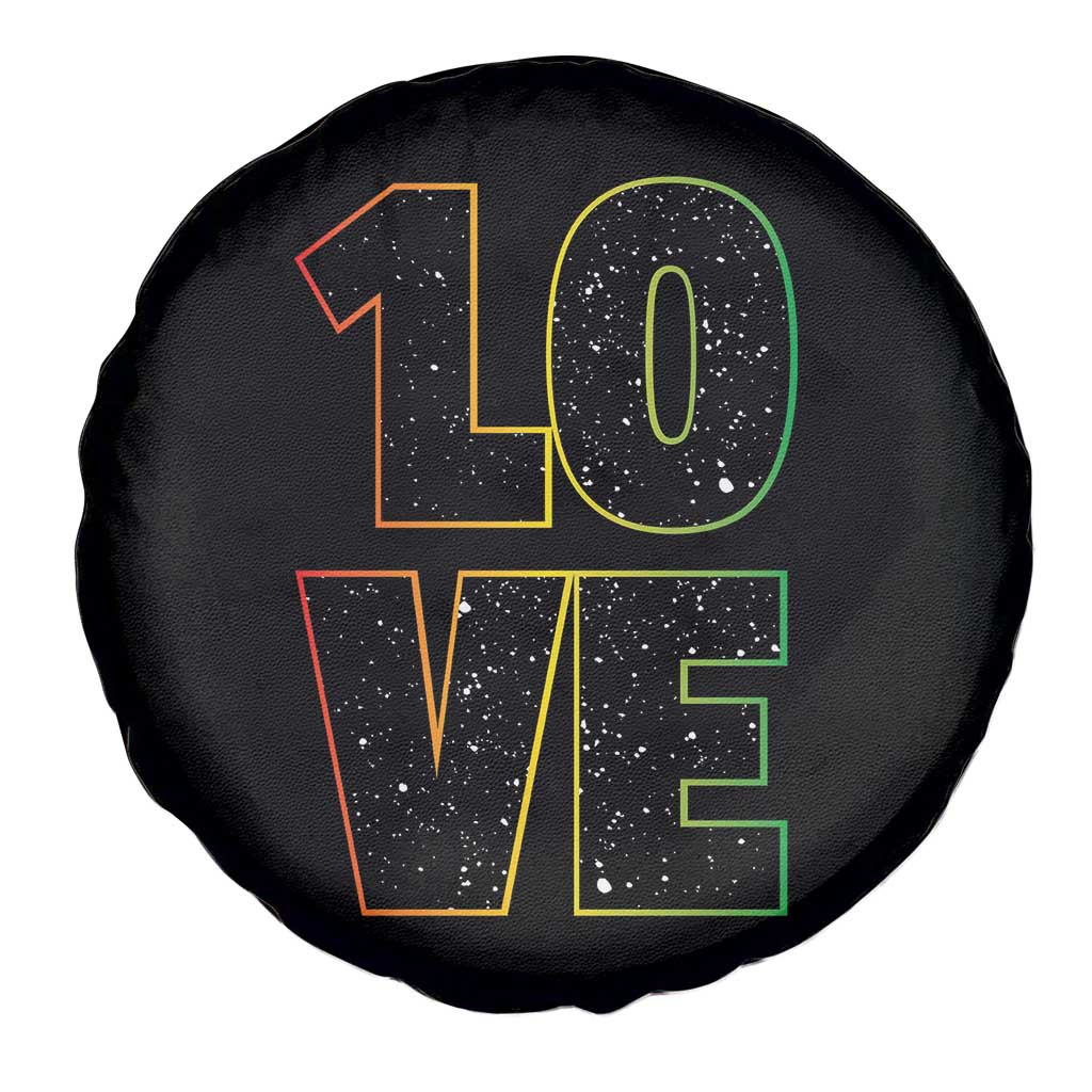 One Love Jamaican Rasta Reggage Music Spare Tire Cover TS10 Print Your Wear