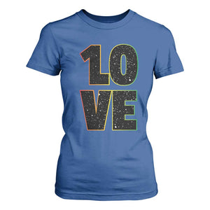 One Love Jamaican Rasta Reggage Music T Shirt For Women TS10 Royal Blue Print Your Wear