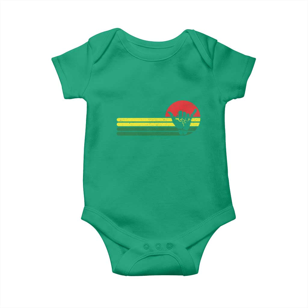 Rasta Reggae Shaka Hand Baby Onesie Retro Vintage Jamaica Flag Rasta Hawaii Shaka Sign TS10 Irish Green Print Your Wear