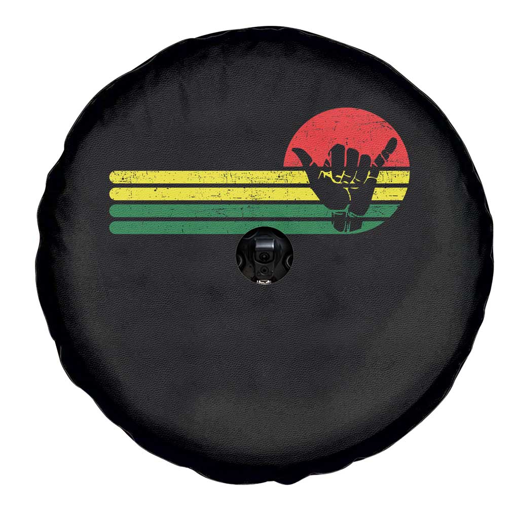 Rasta Reggae Shaka Hand Spare Tire Cover Retro Vintage Jamaica Flag Rasta Hawaii Shaka Sign TS10 Print Your Wear