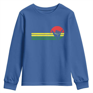 Rasta Reggae Shaka Hand Youth Sweatshirt Retro Vintage Jamaica Flag Rasta Hawaii Shaka Sign TS10 Royal Blue Print Your Wear