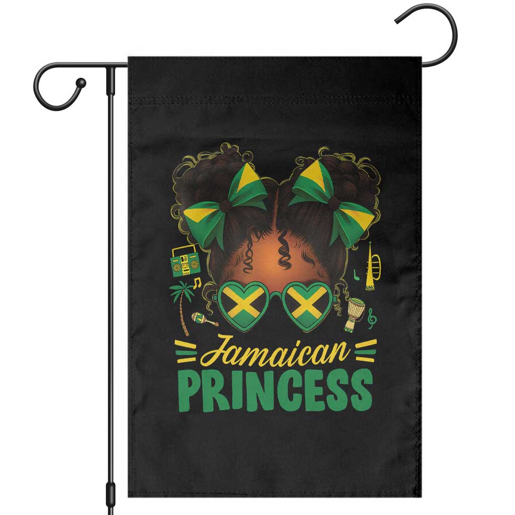 Jamaica Princess Garden Flag Proud Jamaican Afro Black Girls Jamaica Flag Pride TS10 Black Print Your Wear
