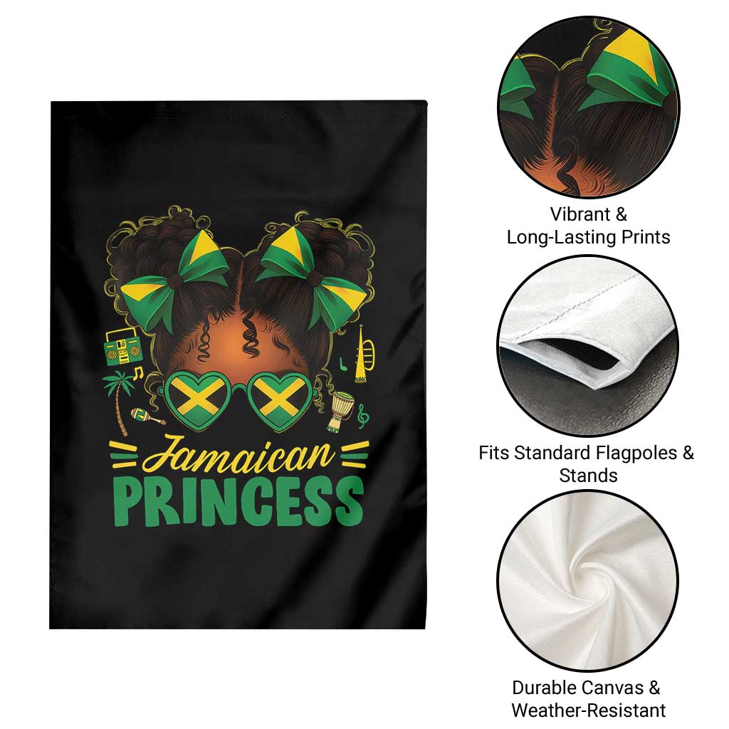 Jamaica Princess Garden Flag Proud Jamaican Afro Black Girls Jamaica Flag Pride TS10 Print Your Wear