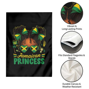 Jamaica Princess Garden Flag Proud Jamaican Afro Black Girls Jamaica Flag Pride TS10 Print Your Wear