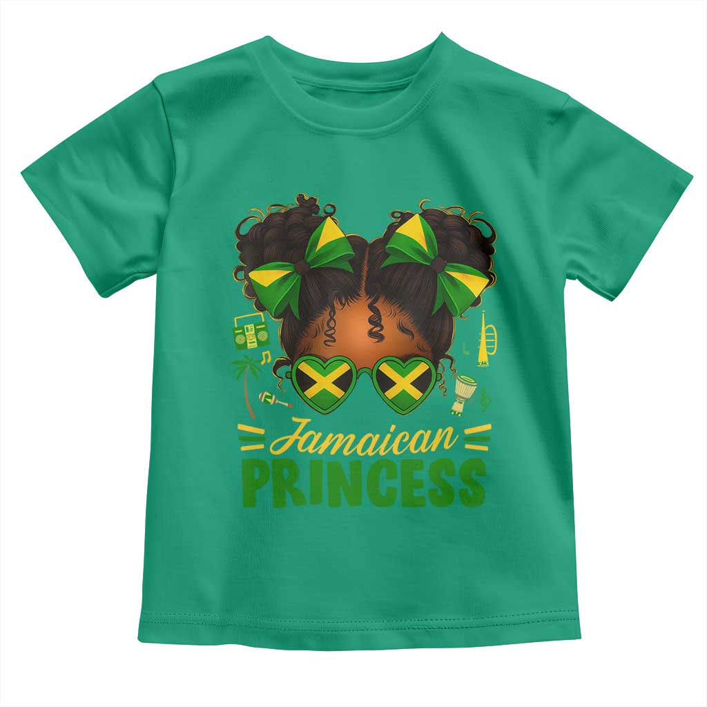 Jamaica Princess Toddler T Shirt Proud Jamaican Afro Black Girls Jamaica Flag Pride TS10 Irish Green Print Your Wear
