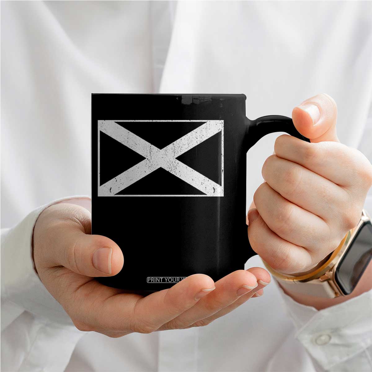 Scotland Flag Saltire Coffee Mug SCOT Scottish Independence Pride
