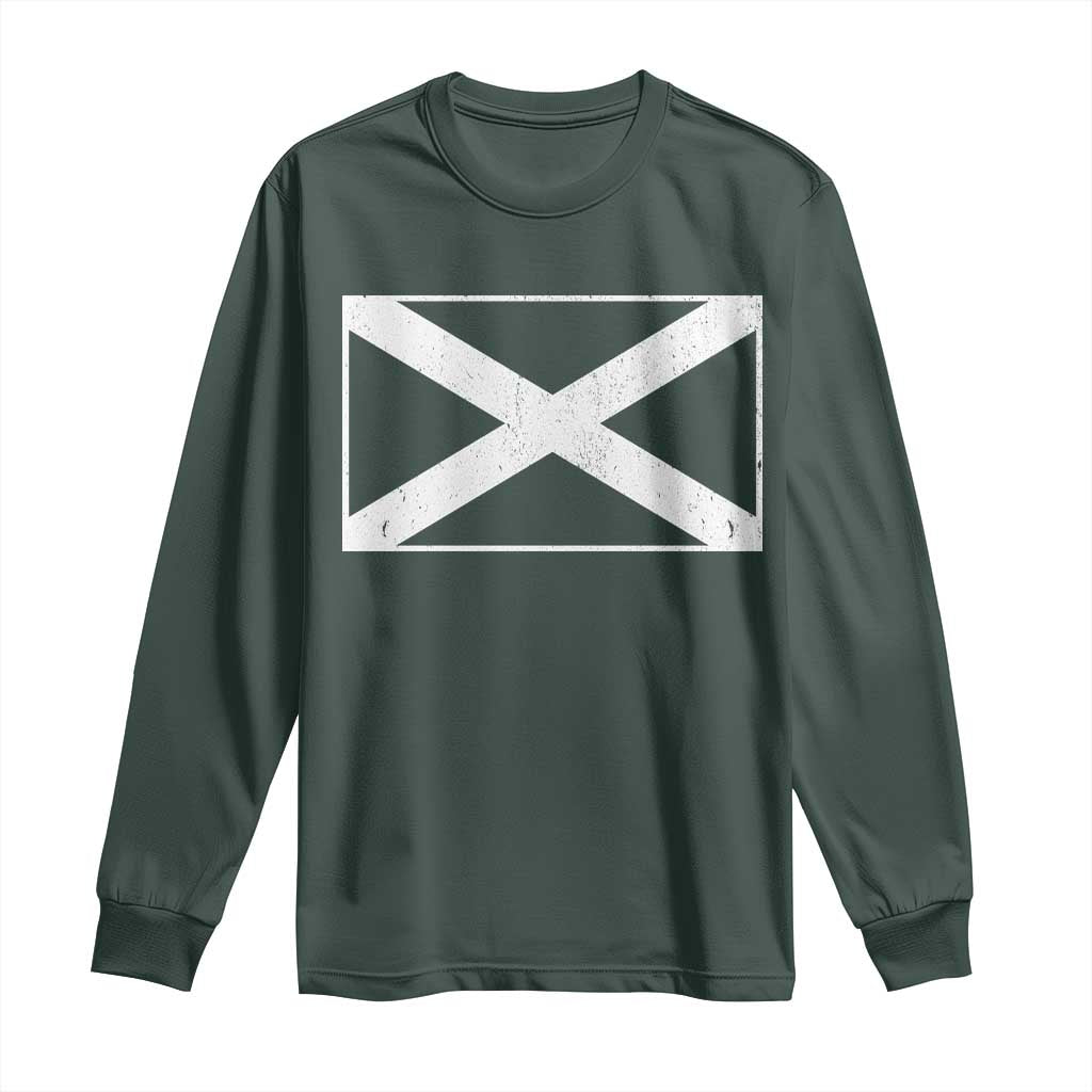 Scotland Flag Saltire Long Sleeve Shirt SCOT Scottish Independence Pride