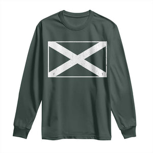 Scotland Flag Saltire Long Sleeve Shirt SCOT Scottish Independence Pride