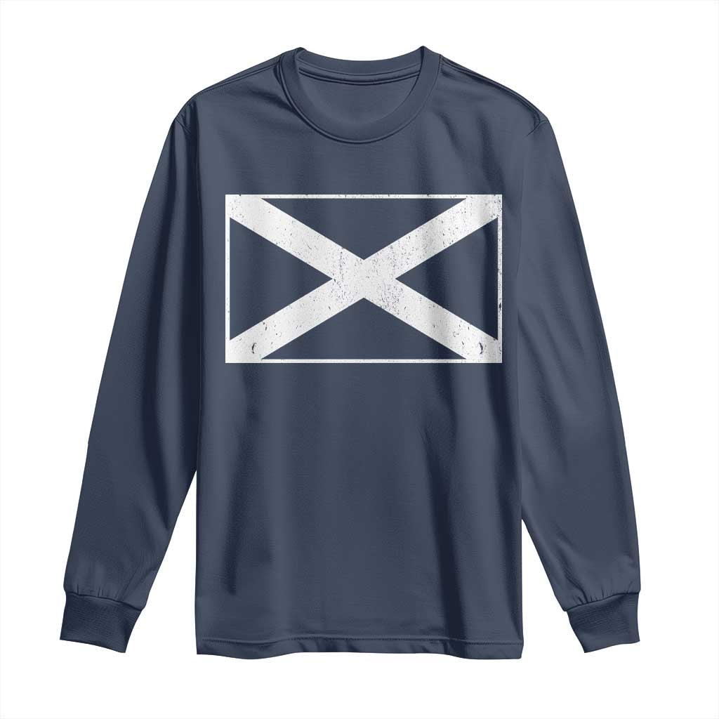 Scotland Flag Saltire Long Sleeve Shirt SCOT Scottish Independence Pride