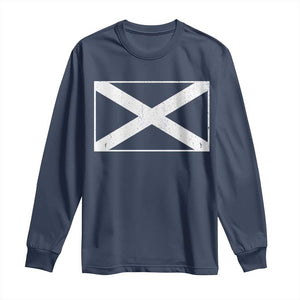 Scotland Flag Saltire Long Sleeve Shirt SCOT Scottish Independence Pride