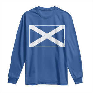 Scotland Flag Saltire Long Sleeve Shirt SCOT Scottish Independence Pride