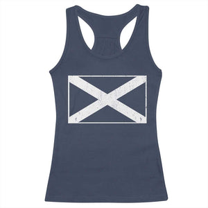 Scotland Flag Saltire Racerback Tank Top SCOT Scottish Independence Pride