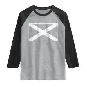 Scotland Flag Saltire Raglan Shirt SCOT Scottish Independence Pride