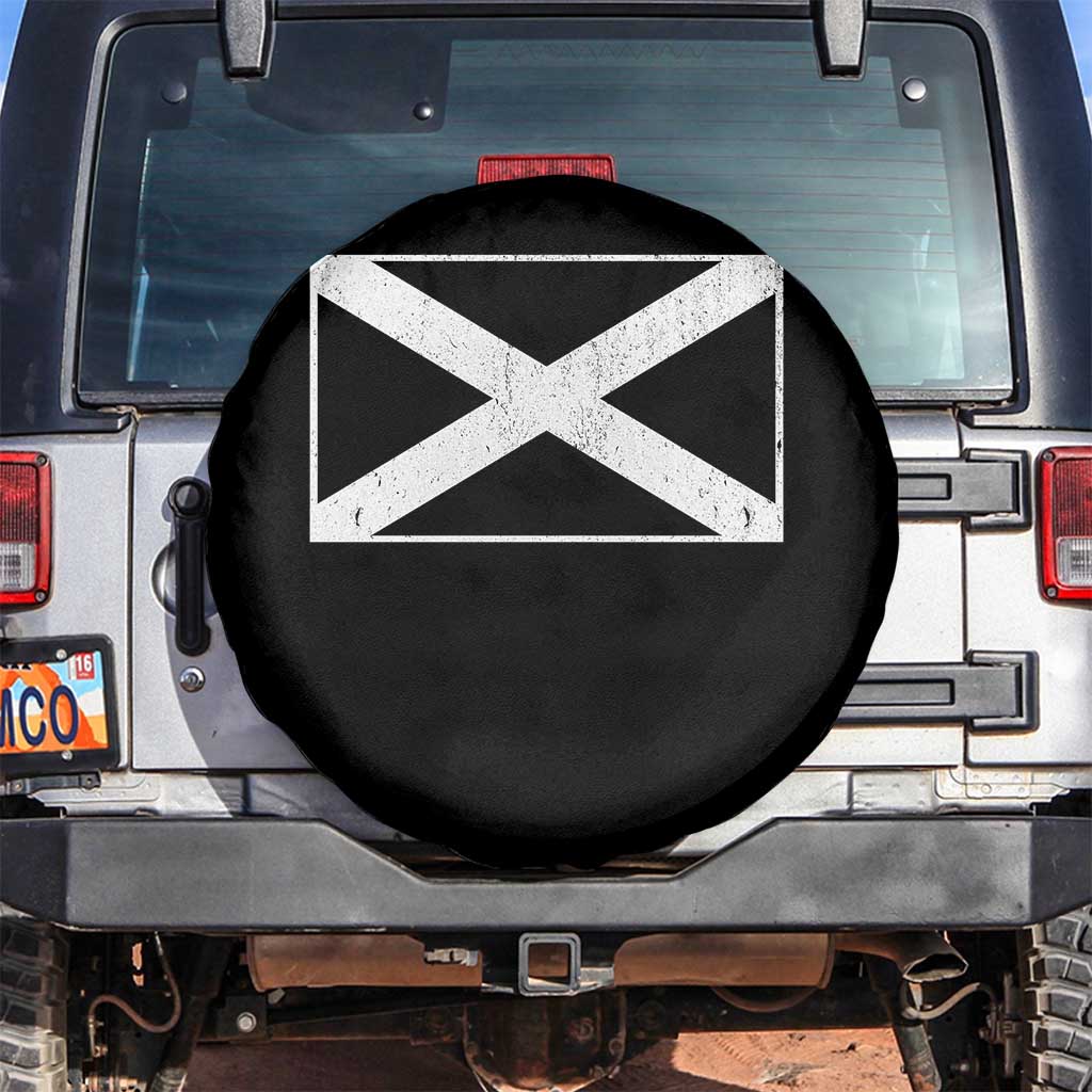 Scotland Flag Saltire Spare Tire Cover SCOT Scottish Independence Pride TS10 No hole Black Print Your Wear