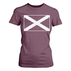 Scotland Flag Saltire T Shirt For Women SCOT Scottish Independence Pride