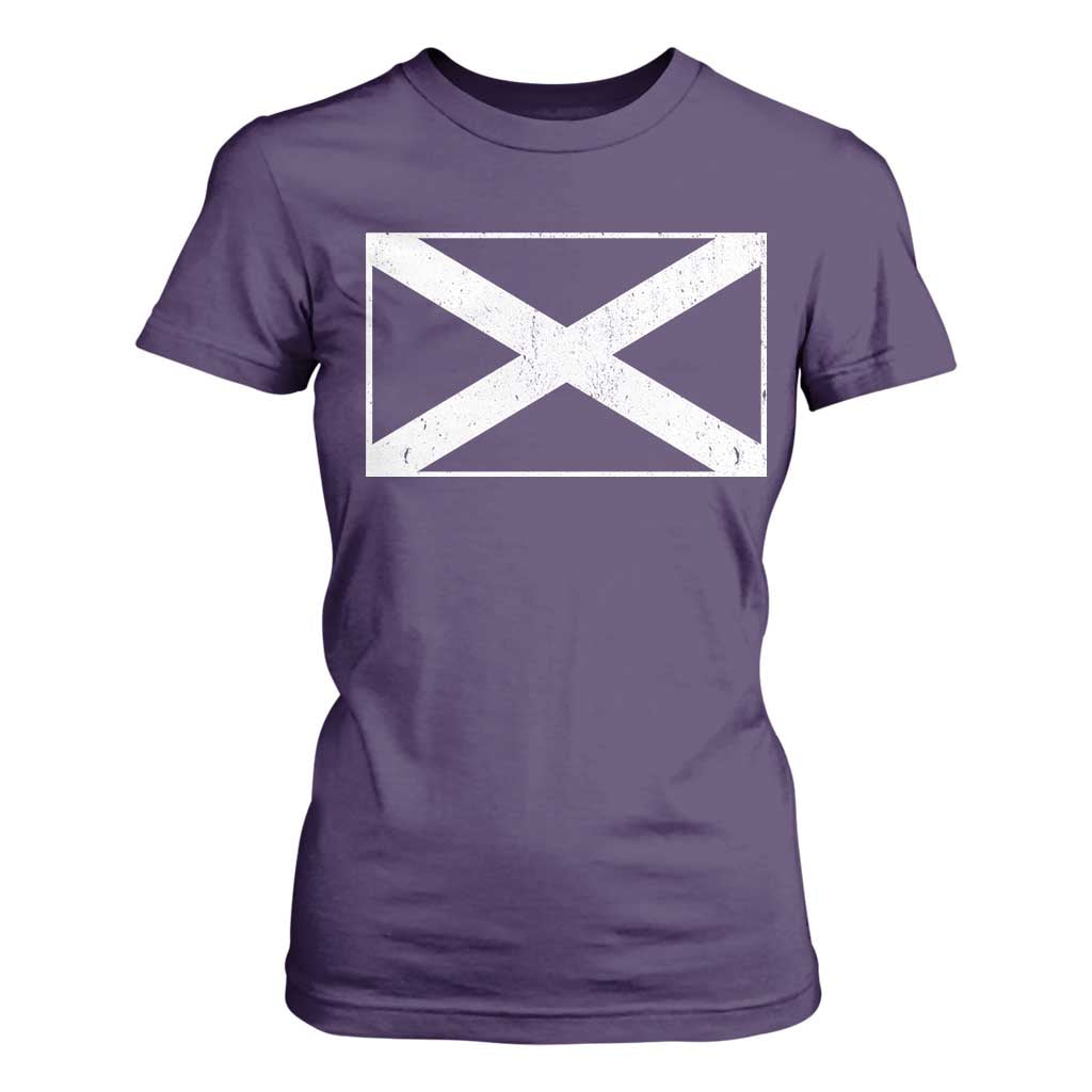 Scotland Flag Saltire T Shirt For Women SCOT Scottish Independence Pride