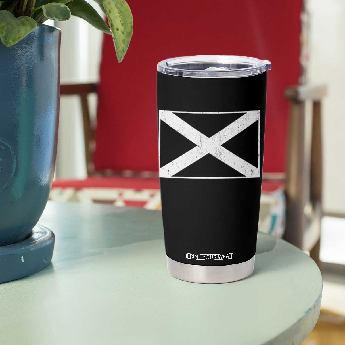 Scotland Flag Saltire Tumbler Cup SCOT Scottish Independence Pride