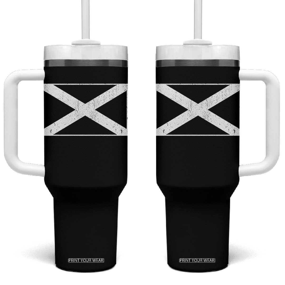 Scotland Flag Saltire Tumbler With Handle SCOT Scottish Independence Pride