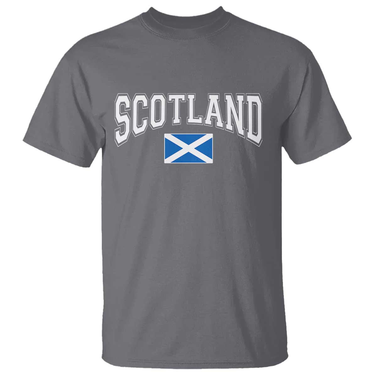 Scotland T Shirt Vintage Retro Varsity Sports Scottish Flag Graphic