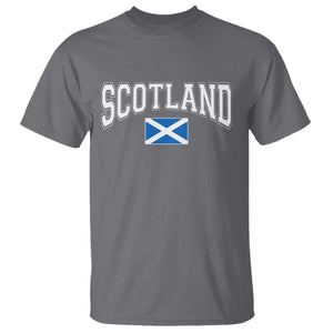 Scotland T Shirt Vintage Retro Varsity Sports Scottish Flag Graphic