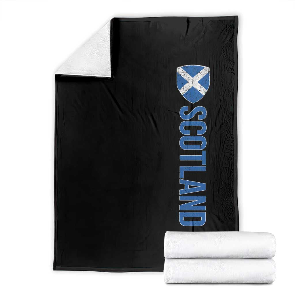 Scotland Flag Throw Blanket Vintage SCOT Scottish Independence Pride