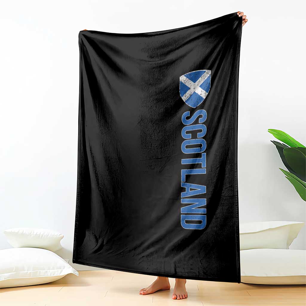 Scotland Flag Throw Blanket Vintage SCOT Scottish Independence Pride