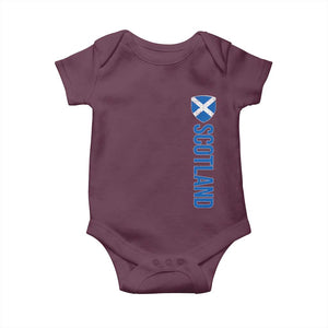 Scotland Flag Baby Onesie Vintage SCOT Scottish Independence Pride
