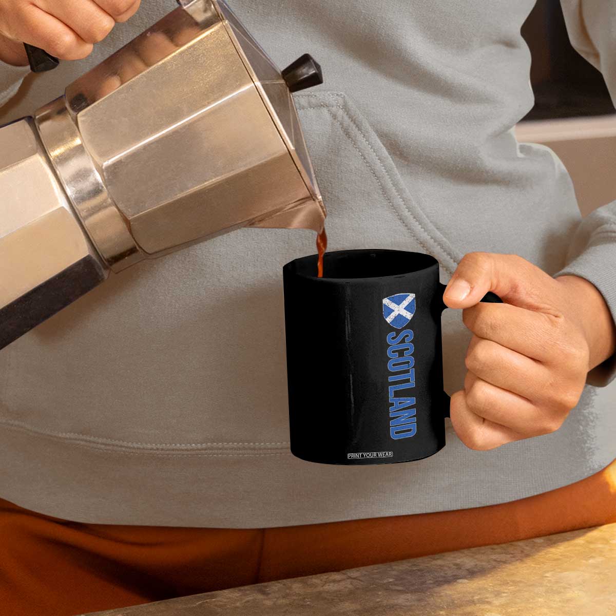 Scotland Flag Coffee Mug Vintage SCOT Scottish Independence Pride