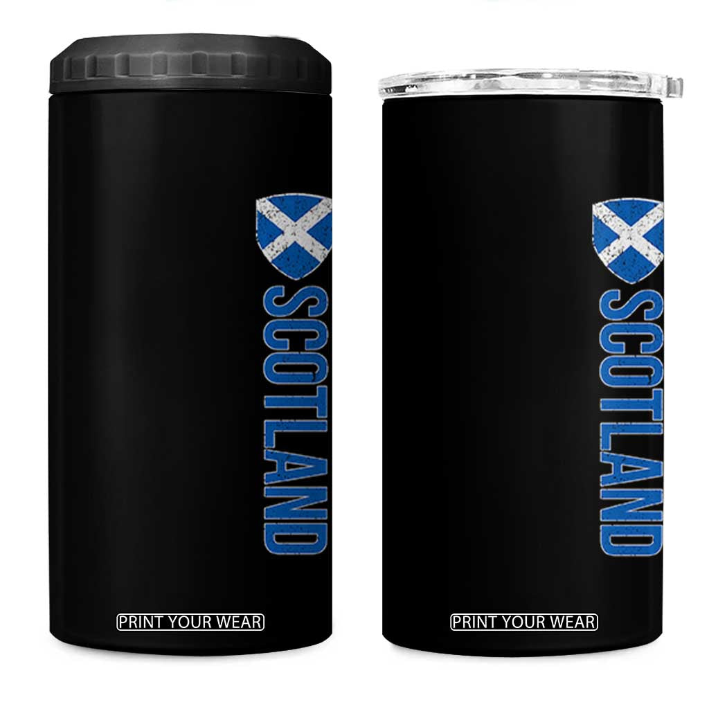 Scotland Flag 4 in 1 Can Cooler Tumbler Vintage SCOT Scottish Independence Pride