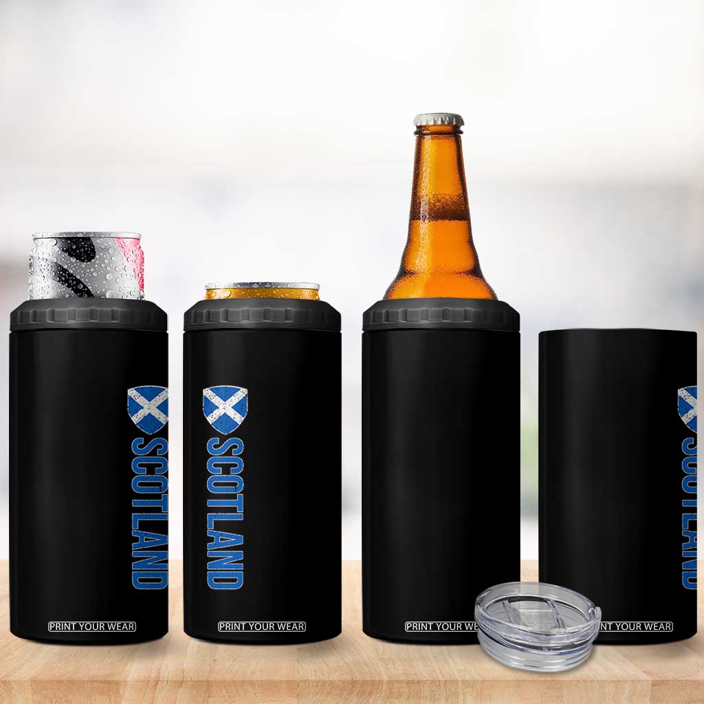 Scotland Flag 4 in 1 Can Cooler Tumbler Vintage SCOT Scottish Independence Pride