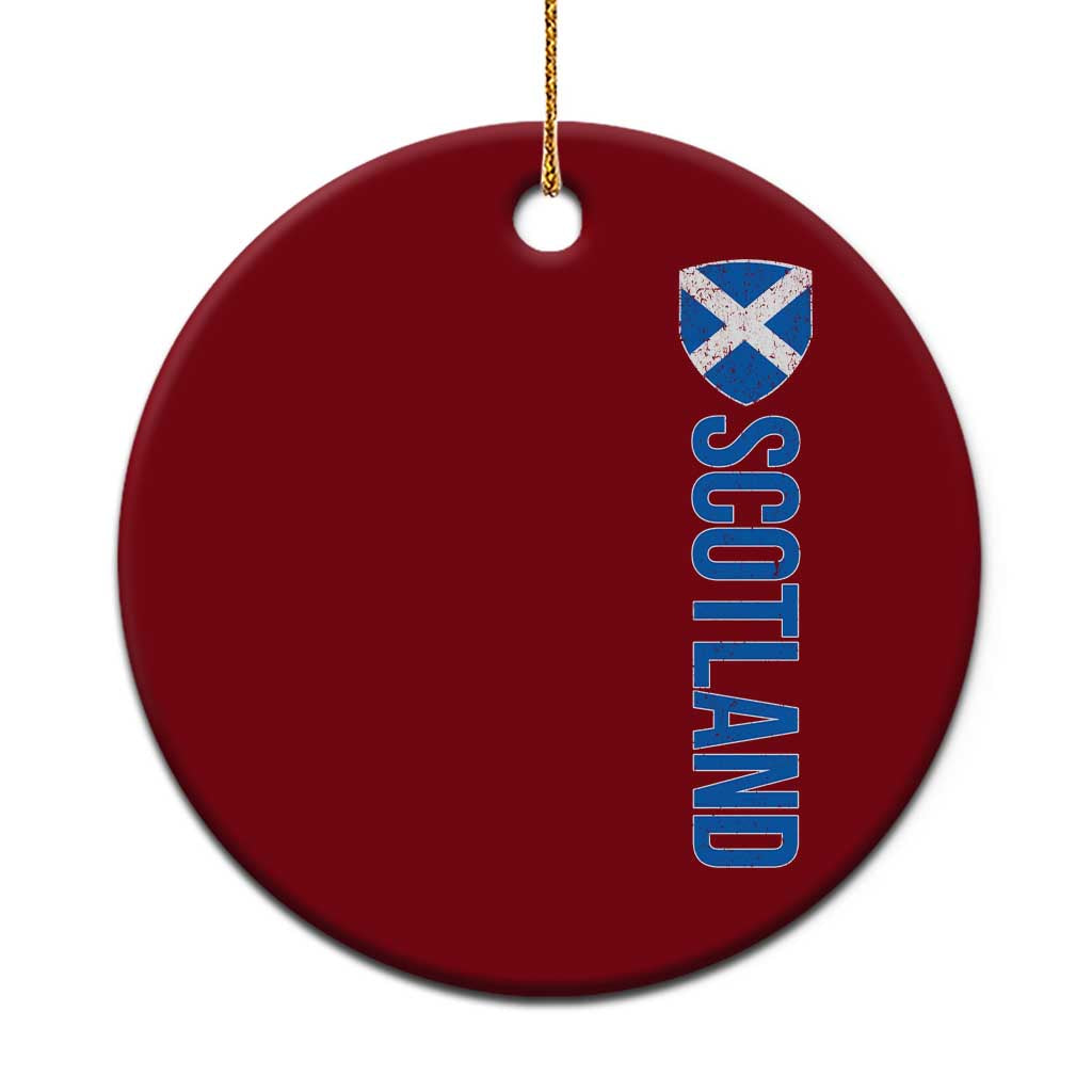 Scotland Flag Ceramic Ornament Vintage SCOT Scottish Independence Pride