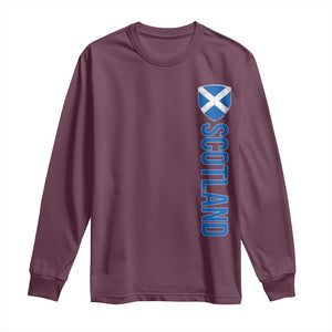 Scotland Flag Long Sleeve Shirt Vintage SCOT Scottish Independence Pride