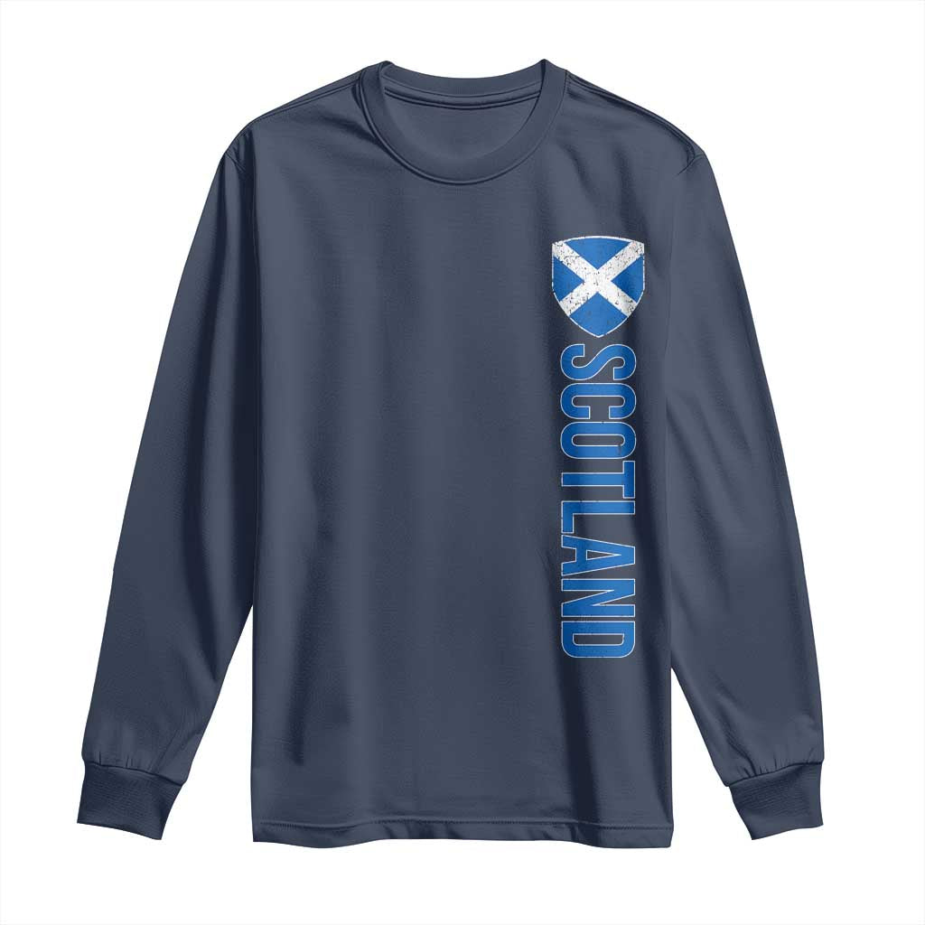 Scotland Flag Long Sleeve Shirt Vintage SCOT Scottish Independence Pride