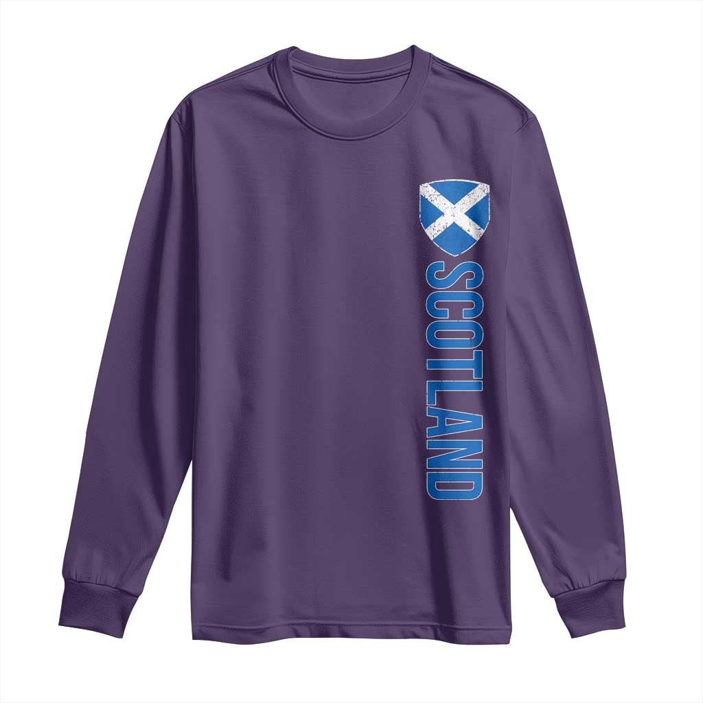 Scotland Flag Long Sleeve Shirt Vintage SCOT Scottish Independence Pride
