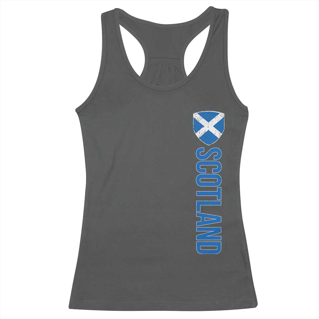 Scotland Flag Racerback Tank Top Vintage SCOT Scottish Independence Pride