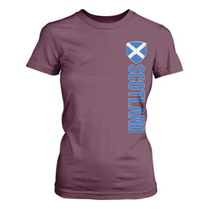 Scotland Flag T Shirt For Women Vintage SCOT Scottish Independence Pride
