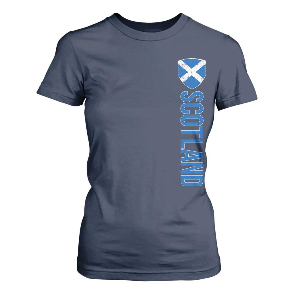 Scotland Flag T Shirt For Women Vintage SCOT Scottish Independence Pride