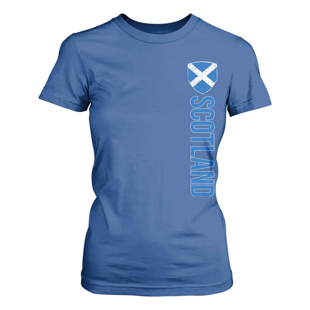 Scotland Flag T Shirt For Women Vintage SCOT Scottish Independence Pride
