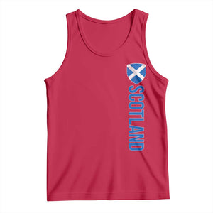 Scotland Flag Tank Top Vintage SCOT Scottish Independence Pride