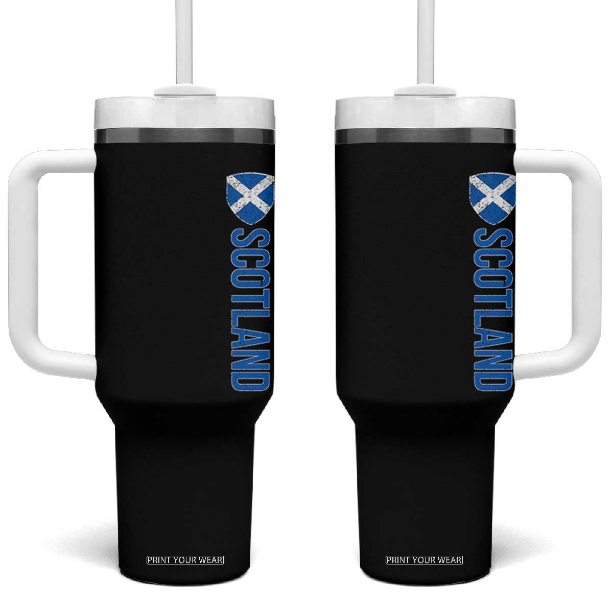 Scotland Flag Tumbler With Handle Vintage SCOT Scottish Independence Pride