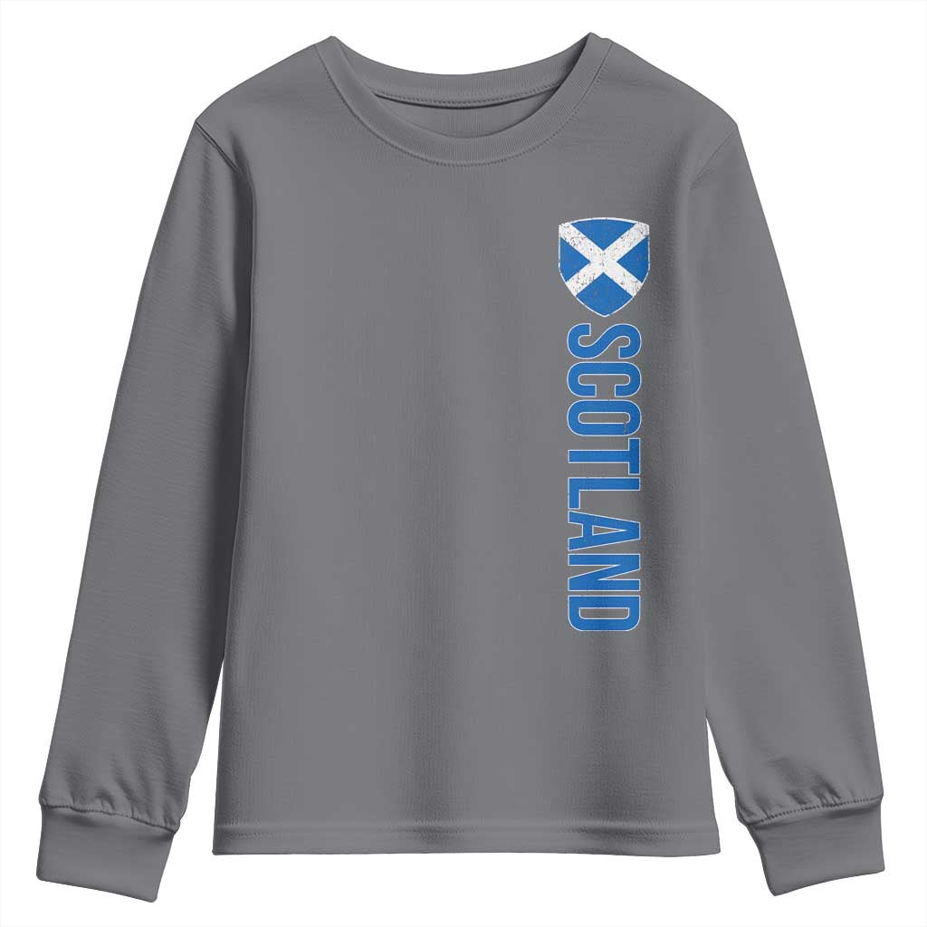 Scotland Flag Youth Sweatshirt Vintage SCOT Scottish Independence Pride