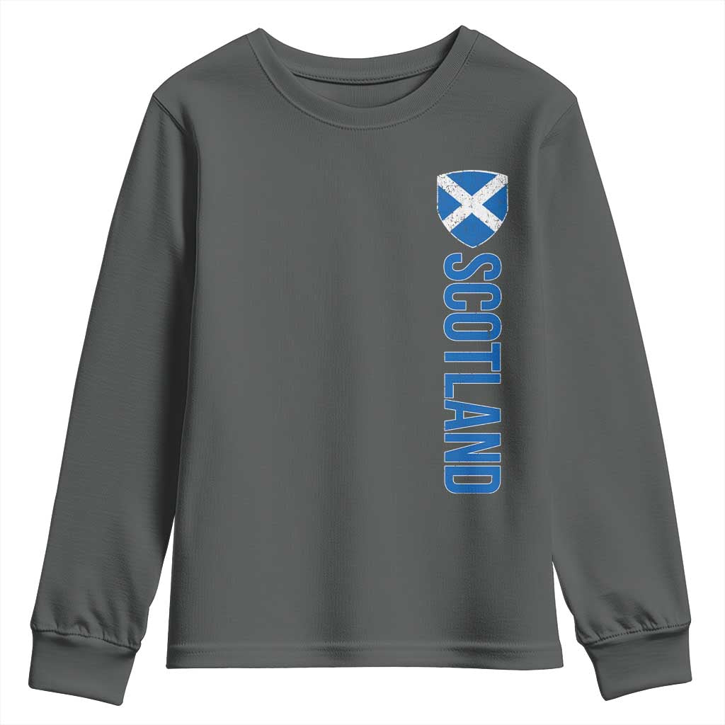Scotland Flag Youth Sweatshirt Vintage SCOT Scottish Independence Pride