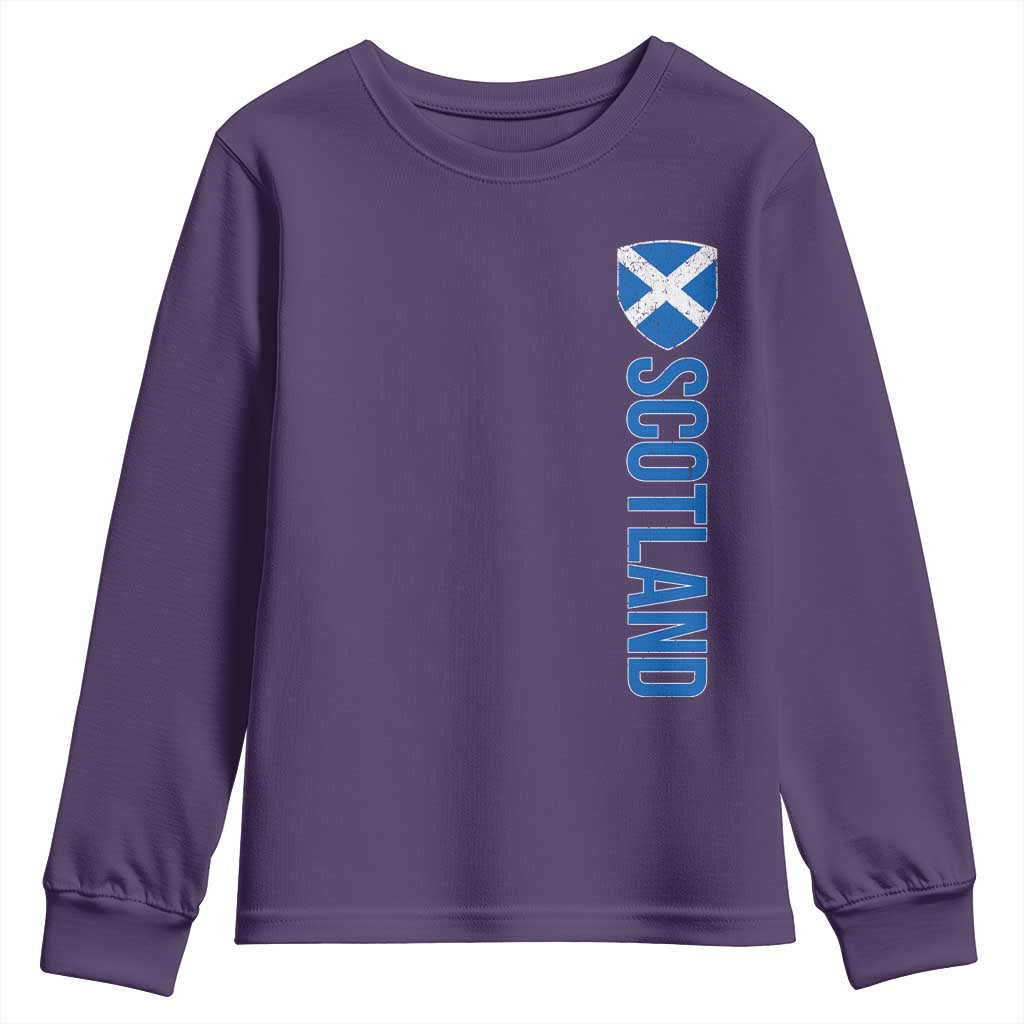Scotland Flag Youth Sweatshirt Vintage SCOT Scottish Independence Pride