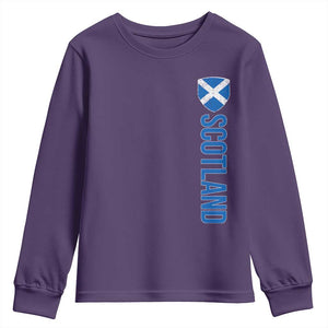 Scotland Flag Youth Sweatshirt Vintage SCOT Scottish Independence Pride